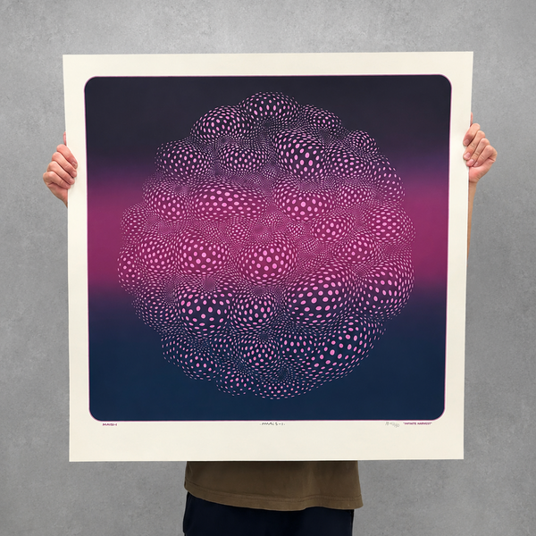 Mars-1 "Infinite Tapestry" Split Fountain Screen Print AP