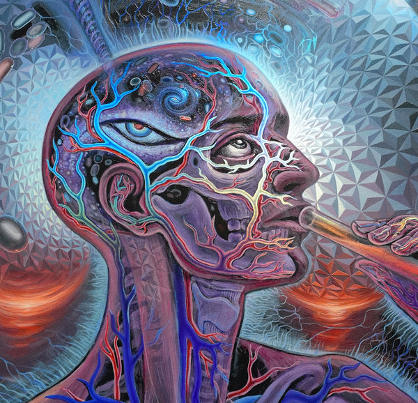 Bicycle Day - Textured Foil Paper Print