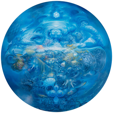 Nuclear Freeze giclée print --based on the 2024 original painting by Mario Martinez (MARS-1). Limited edition of 100. Signed and numbered.